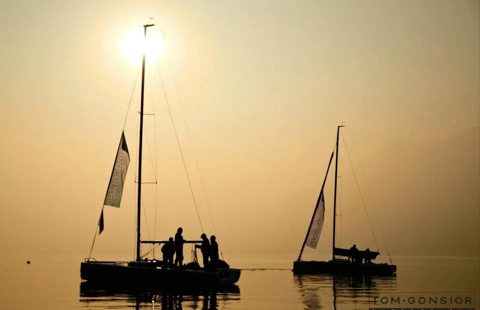 Abendstimmung bei der blu26 Regatta