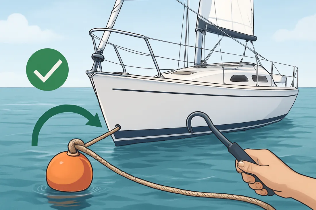 Sicher an der boje festmachen segelboot: praktische Checkliste vor der Umsetzung