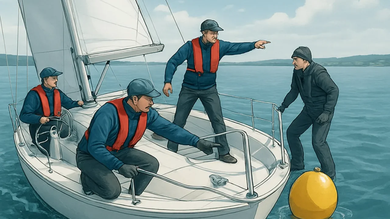 Bojenmanöver Crew Sicherheit: Rollen, Kommandos und Checkliste