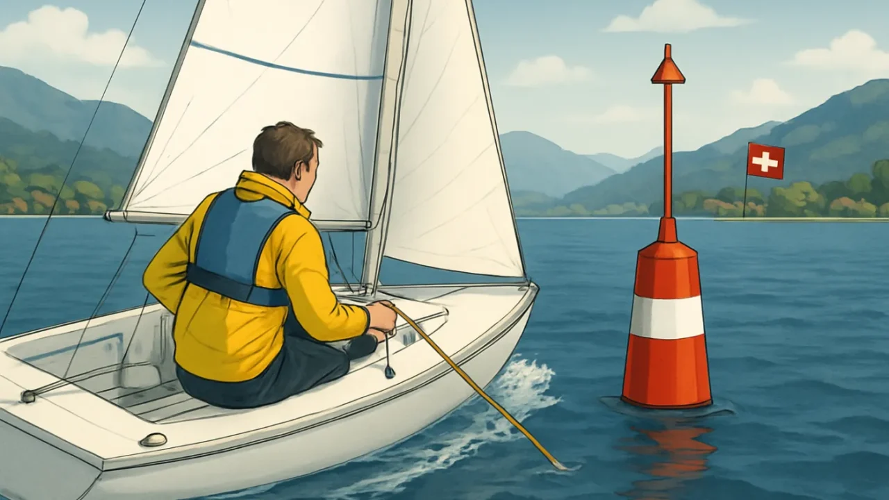Bojenmanöver Segelprufung Schweiz: sicher bestehen mit System