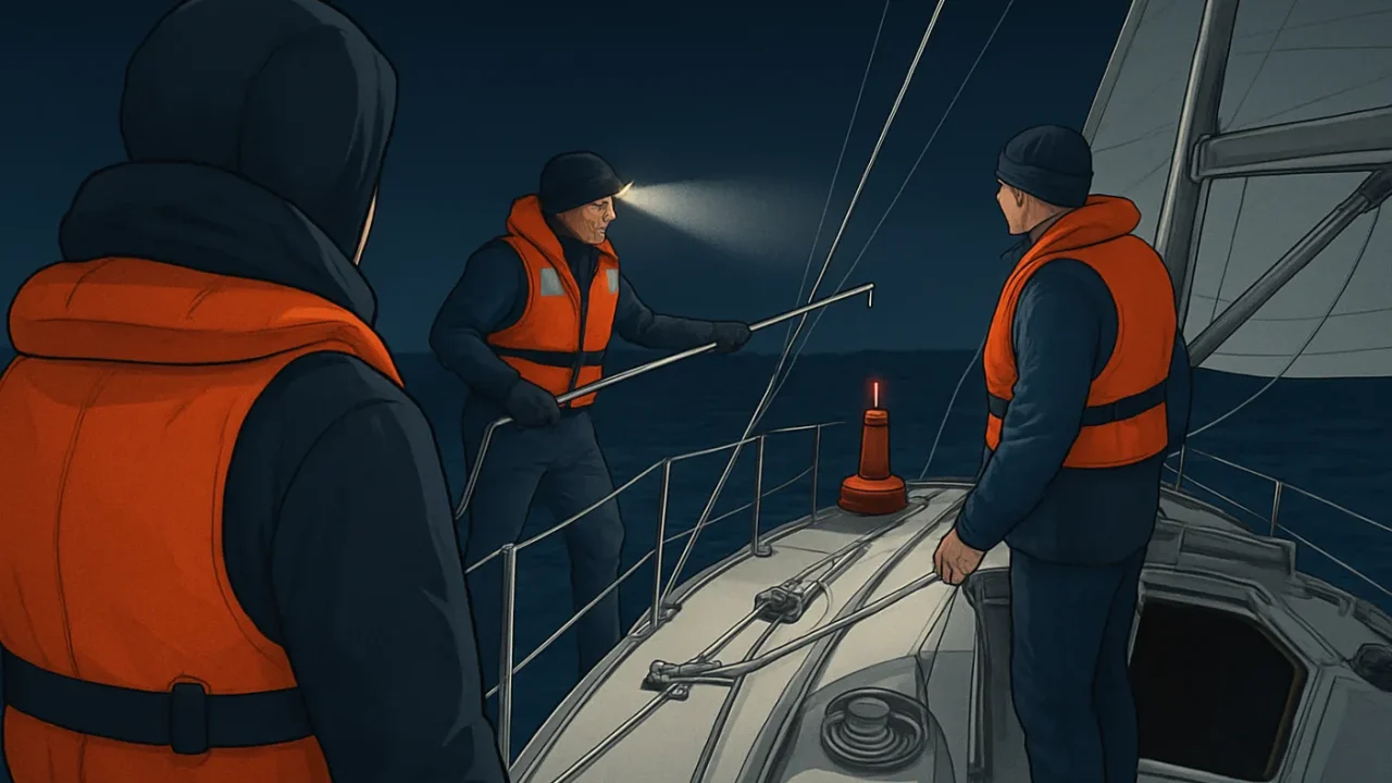 Sicherheitsausrustung Bojenmanöver Nacht: Checkliste und Praxisfehler