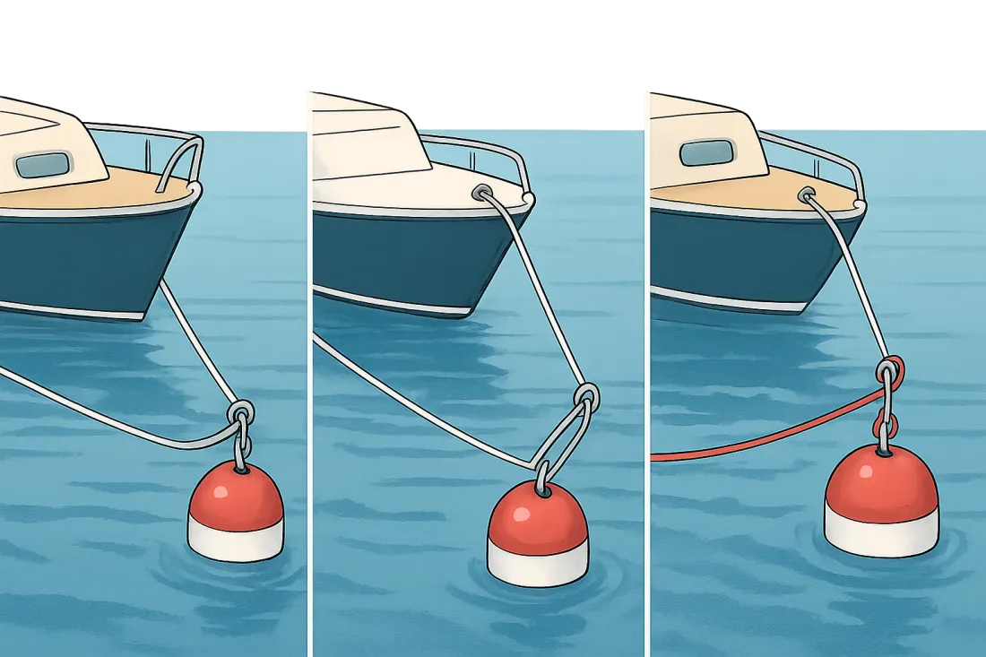 Boje richtig belegen: visueller Vergleich der Optionen