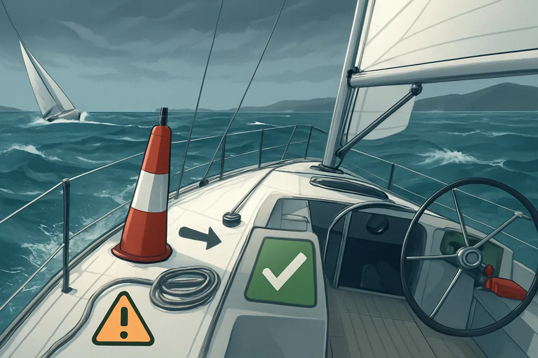 Anlegen an der boje bei starkwind: praktische Checkliste vor der Umsetzung