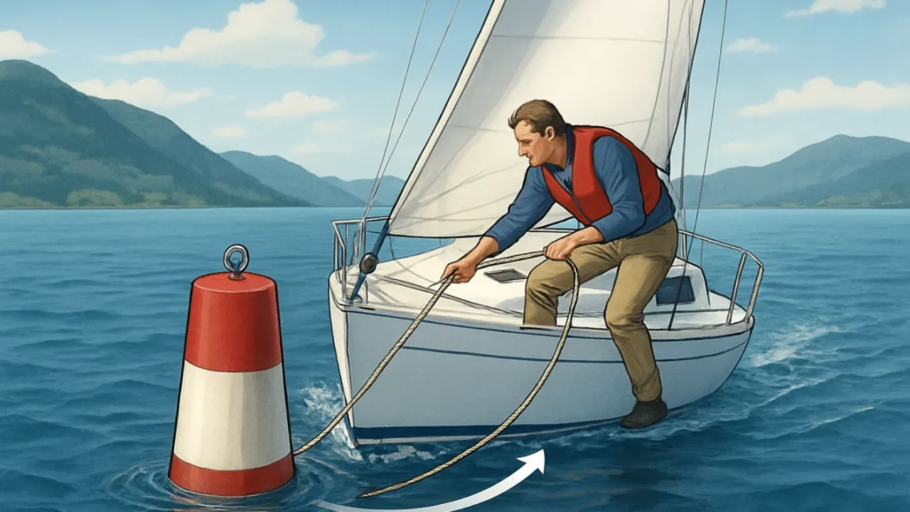 Boje festmachen Manöver üben: konkrete Übungen für Skipper und Crew