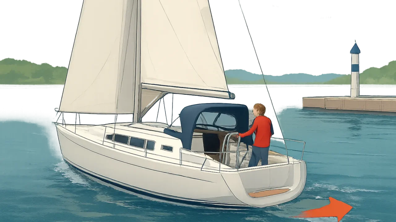 Segelboot unter Motor manövrieren für Einsteiger